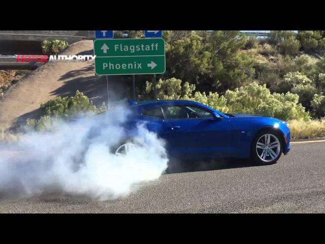 2016 Chevrolet Camaro SS Burnout