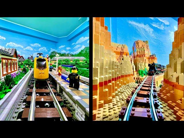 LEGO City Train Ride + My entire LEGO Train Collection