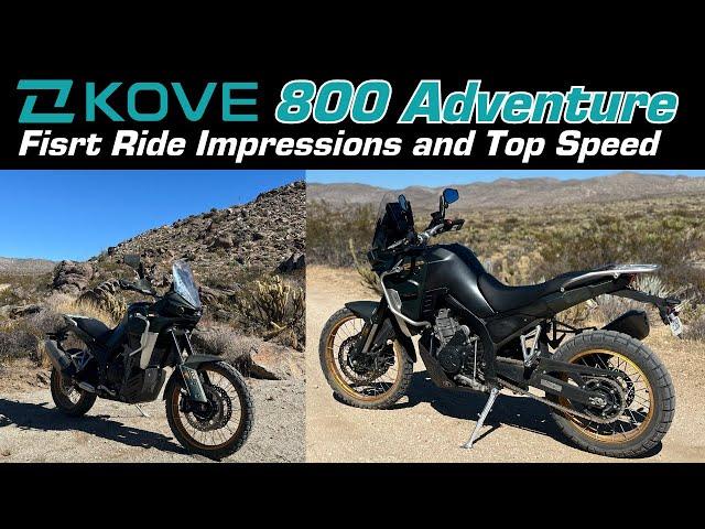 KOVE 800X Adventure First Ride Top Speed and Mode Review