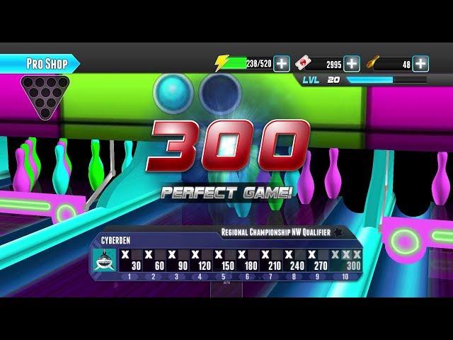 PBA Bowling Challenge - Comet Bowl | Perfect Game 300 w/ Lightning Strike