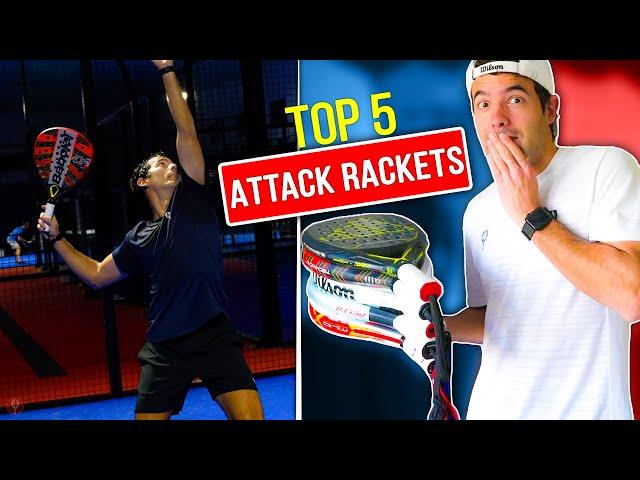 TOP 5 BEST ATTACK PADEL RACKETS 2023 (BLACK FRIDAY) - the4Set