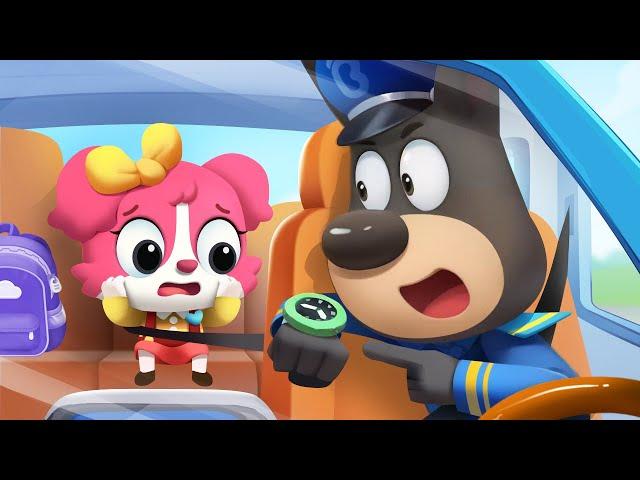 Going to School By Myself | Good Habits | Safety Tips | Kids Cartoon | Sheriff Labrador | BabyBus