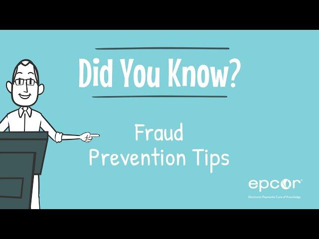 Fraud Prevention Tips