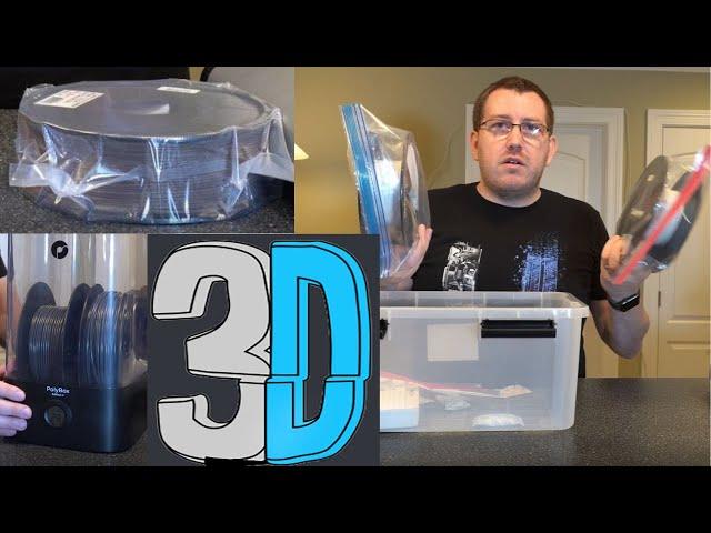 3D Printer Filament Storage Options and Why They Are Needed