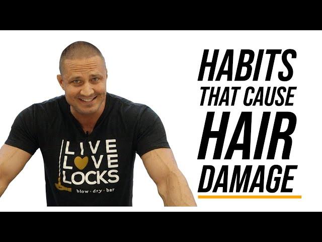 Top 3 Habits That Damage Hair