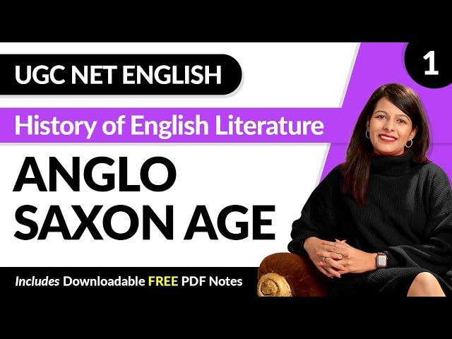 UGC NET English June 2025 | Anglo Saxon Age | History of English Literature