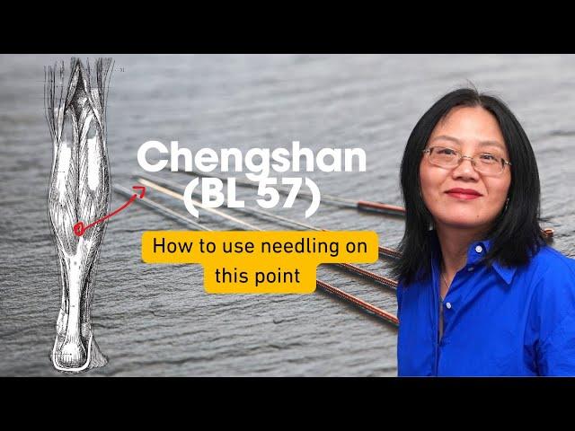 How to needle acupoint Chengshan (BL 57) in Chinese Medicine? | Principles on the depth of needling