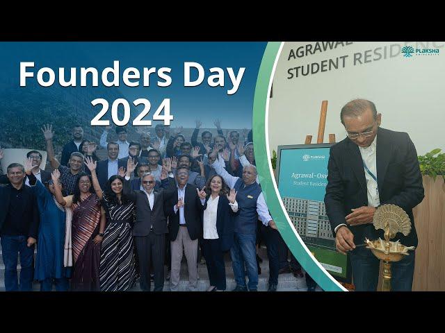 Glimpse into Founders Day 2024 | Plaksha University