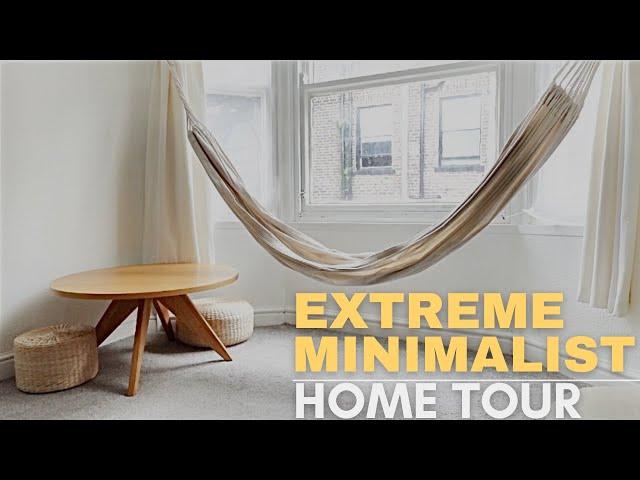 EXTREME MINIMALIST HOME TOUR feat. EVERYTHING I OWN