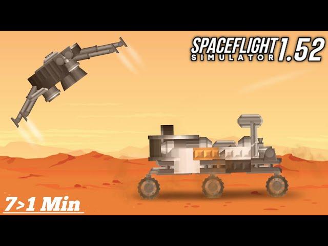Perseverance Rover 7 Minutes Of Terror in Spaceflight Simulator 1.52 | Mars 2020 #Shorts