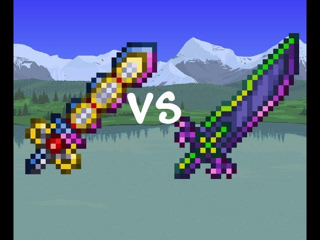 True excalibur vs true night's edge against plantera