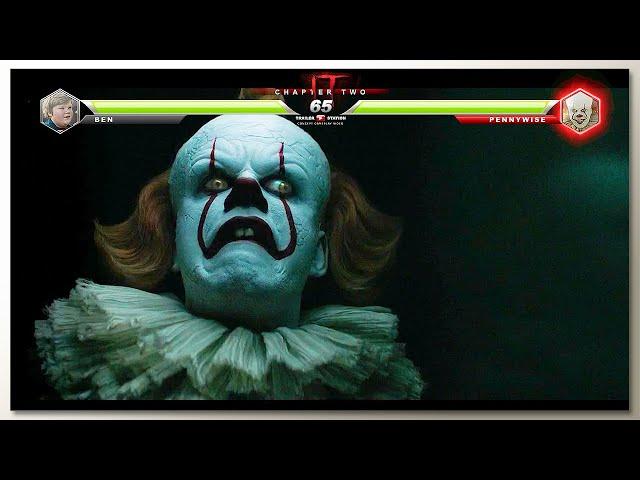 Pennywise (All Forms) vs The Losers Club with Healthbars