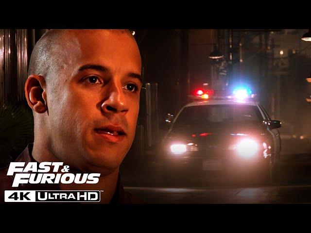 The Fast and the Furious | Brian Helps Dom Escape the Cops