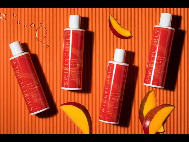 SWIRLYCURLY Mango Moringa Moisture Max Product Line Debut