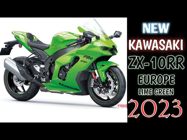 NEW Kawasaki ZX 10RR Europe Model 2023 LIME GREEN