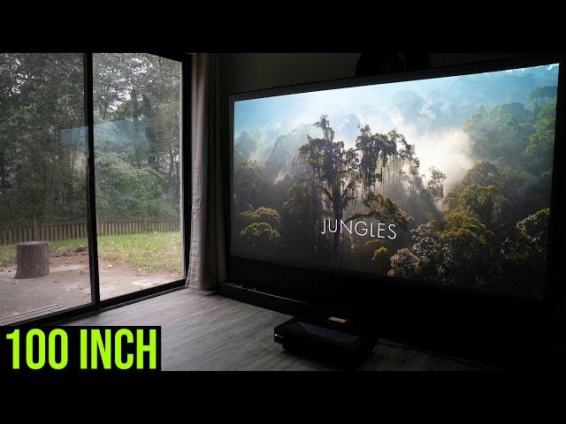 100 inch 4K Laser Projector Screen - VividStorm