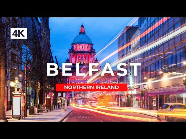 Belfast, Northern Ireland 4K Walking Tour With George Walker