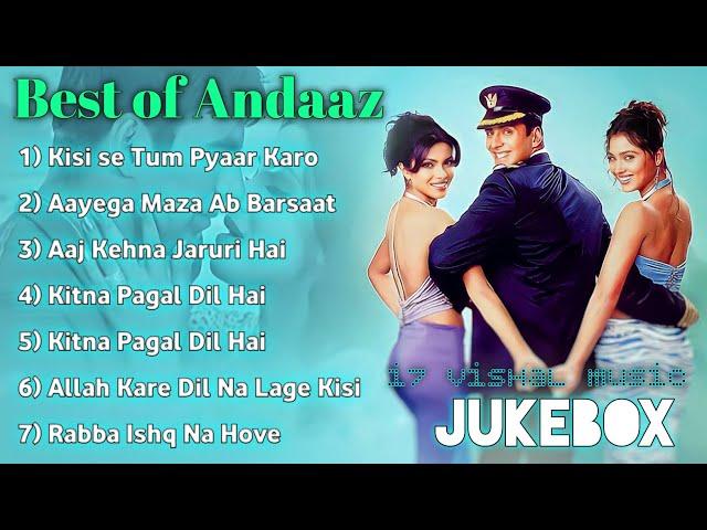 "Andaaz Movie Songs Jukebox: Relive the 90s Romance with These Evergreen Melodies!"