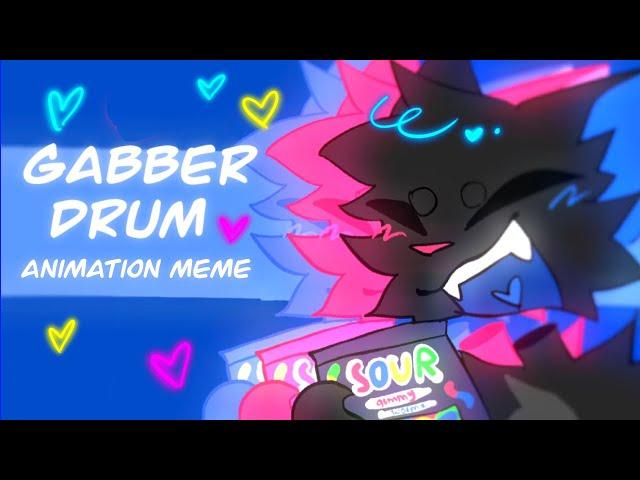 GABBER DRUM animation meme