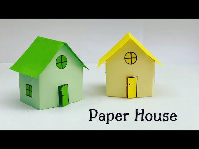 How To Make Easy Paper House For Kids / Nursery Craft Ideas / Paper Craft Easy / KIDS crafts