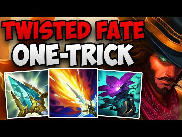 THIS CHALLENGER TWISTED FATE ONE-TRICK IS AMAZING! | CHALLENGER TWISTED FATE MID GAMEPLAY | 14.1 S14