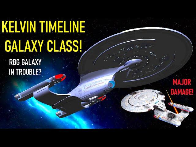 Kelvin Timeline Galaxy Refit VS RBG Galaxy Refit - Both Ways - Star Trek Starship Battles