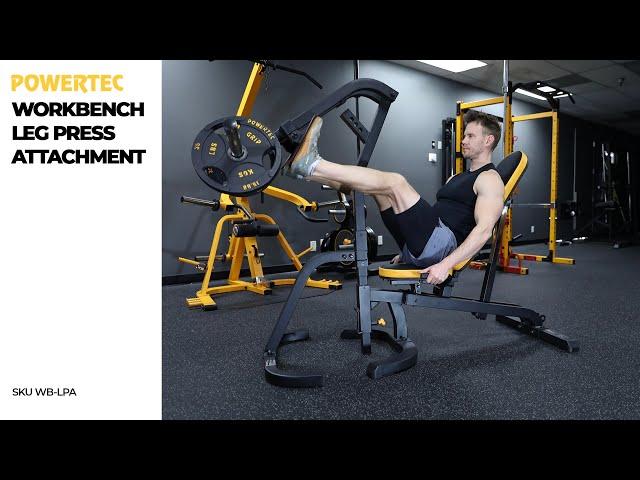 Powertec Workbench Leg Press Attachment Installation