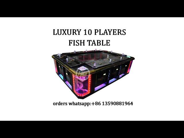 2020 Luxury 10 Players Fish Table,Fish Table Game,Fishing Game Machine For Sale