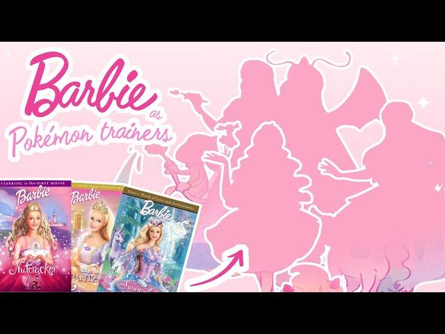  Drawing Barbie Movie Princesses as Pokémon Trainers 