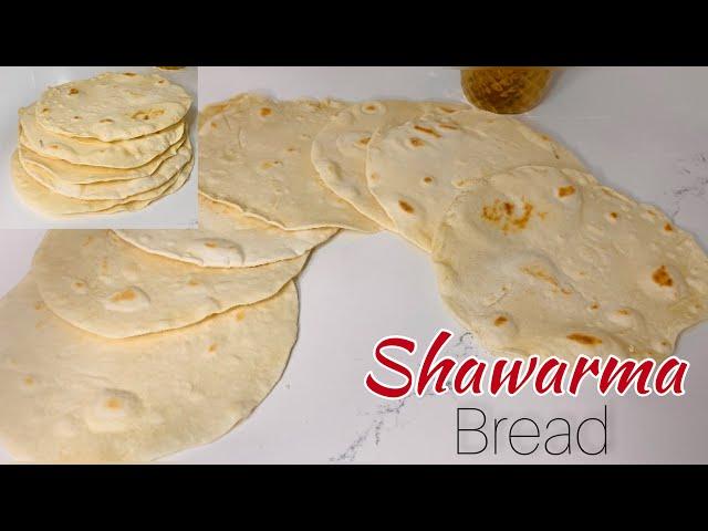 How To Make Shawarma Bread | Pita Bread | Shawarma Wrap | Easy and Soft Shawarma Bread