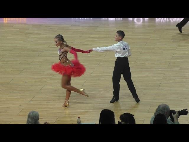 Amber Couple  2023 junior 2 Rumba final