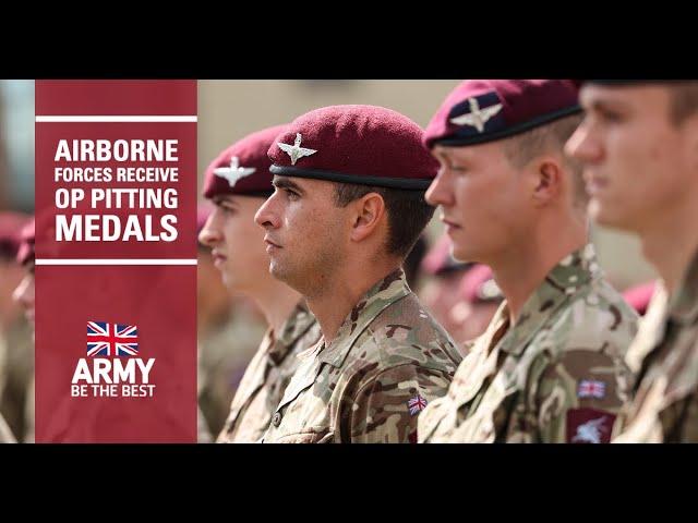 Airborne Forces Medal Parade | Operation Pitting | British Army