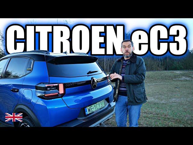 Citroen eC3 - Can Electric Supermini Be Cheap and Good? (ENG) - Test Drive and Review