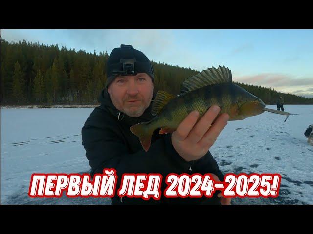 Первый ЛЁД 2024-2025. ОТЛИЧНЫЙ окунь на БЛЕСНУ и РАТЛИН!