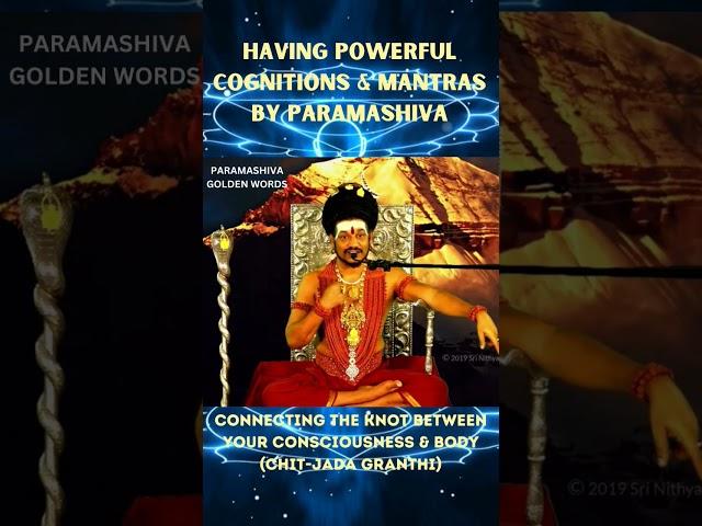 Connecting The Knot Between Your #Consciousness & Body By Paramashiva #Nithyananda #shorts