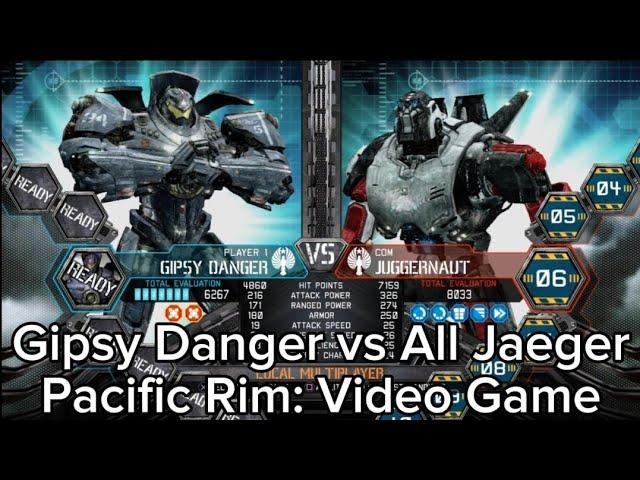 Gipsy Danger vs All Jaeger - Pacific Rim: Video Game