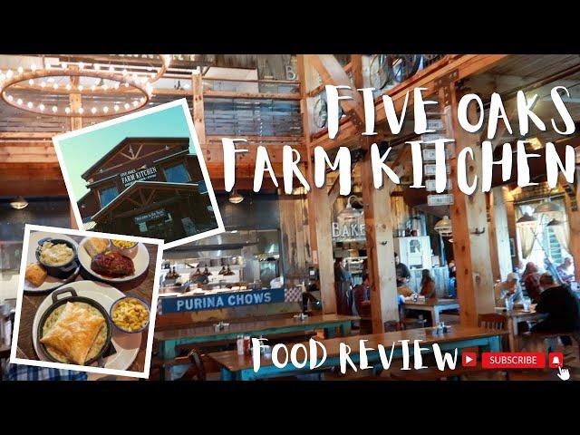 FIVE OAKS FARM KITCHEN LUNCH REVIEW & TOUR SEVIERVILLE, TN | BEAUTIFUL RESTAURANT NEAR PIGEON FORGE