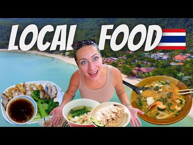 Where to EAT LOCAL FOOD in Koh Phangan Thailand (Koh Phangan FOOD &  PRICES)