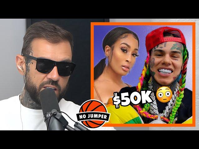 6ix9ine's Alleged Baby Mama Wants $50K a Month in Child Support