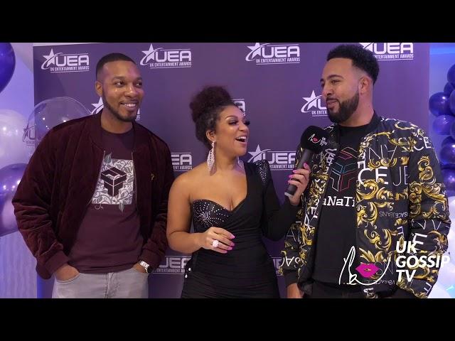 Jourds speaks to Dro & Mastapiece from Tha Fanatix at the UKENT Awards