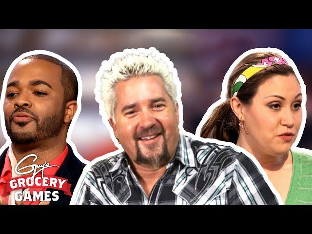 Who Can Craft the Best Burger? | Guy's Grocery Games Full Episode Recap | S2 11 | Food Network