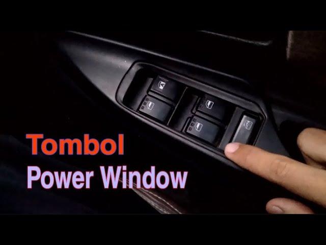 Mengenali tombol power window pada mobil avanza/xenia