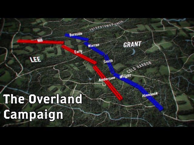 The Wilderness to Cold Harbor, Grant's Overland Campaign: Animated Battle Map