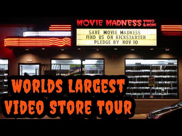 Movie Madness Portland Video Store Tour Worlds largest video rental store VHS DVDs Blu Rays