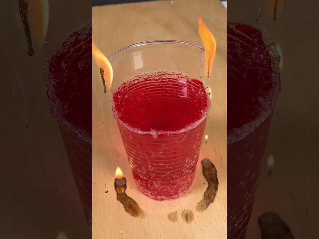 Wow! Trick with a plastic cup and a lighter #diy #tips #lifehacks