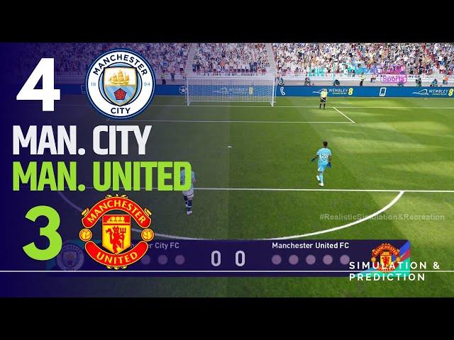 Penalty shootout  Manchester City 4-3 Manchester United Fa Community Shield 2024 | eFootball game