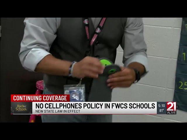 FWCS middle school shares experience with cell phone ban