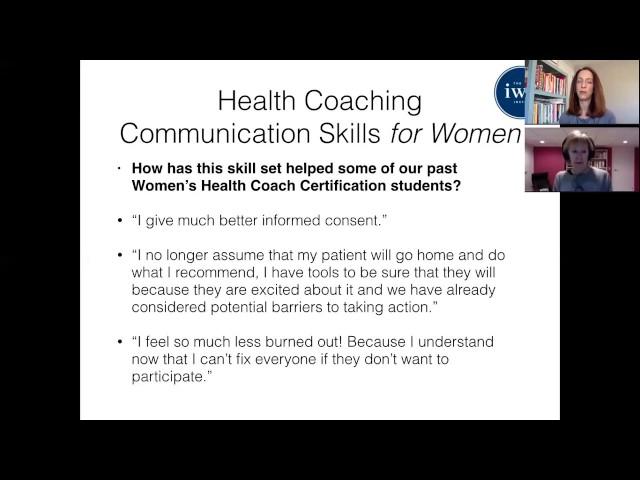 Specializing as a Women's Health Coach