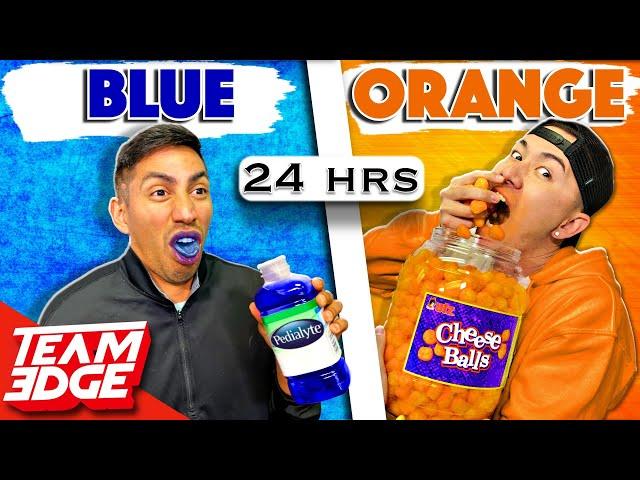 Eating 1 Color Food for 24 hrs | Who will give up first?