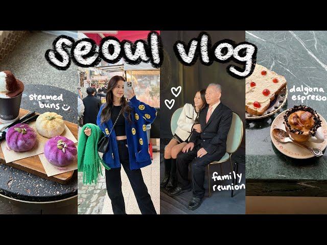 back in korea  cafe hopping, street food, traditional korean market, grandpa's 90th birthday